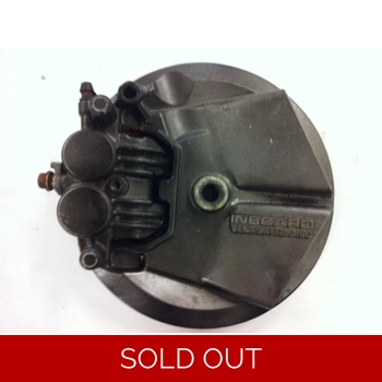 1983 Honda CBX550 Front Right Brake Caliper & Hub Cover